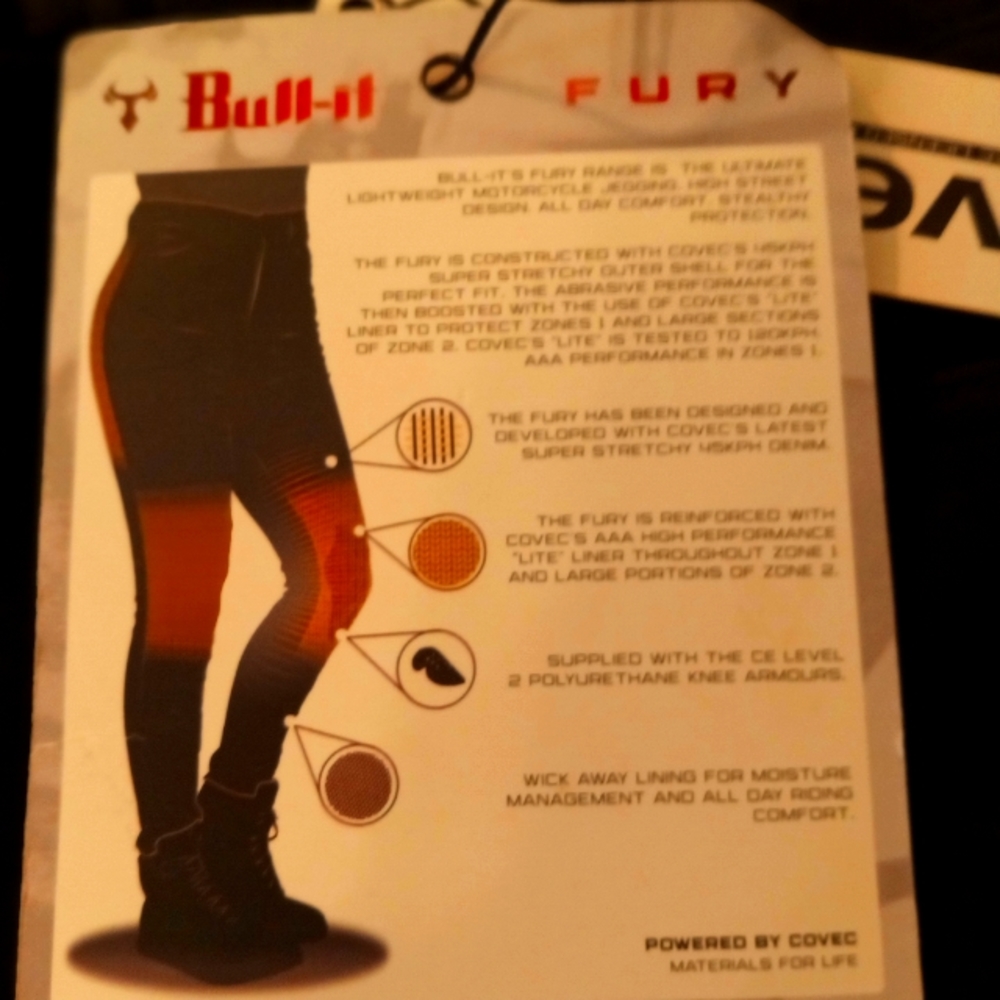 Bull-it Fury II ladies riding jeggings
